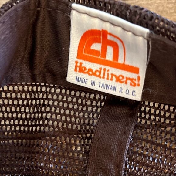 Vintage 80's Headliners Snap Back Mesh DB Sales & Service Trucker Hat - Picture 5 of 15